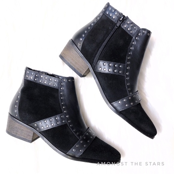 Studded Suede Leather Boots, Amuse Society - Picture 2 of 8